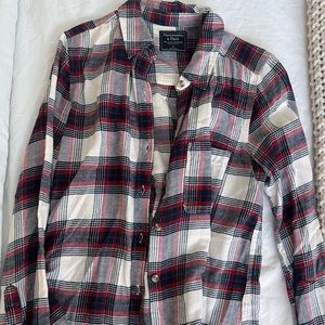 Red white and blue flannels